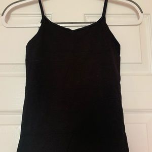 Women’s Simple Black Tank Top